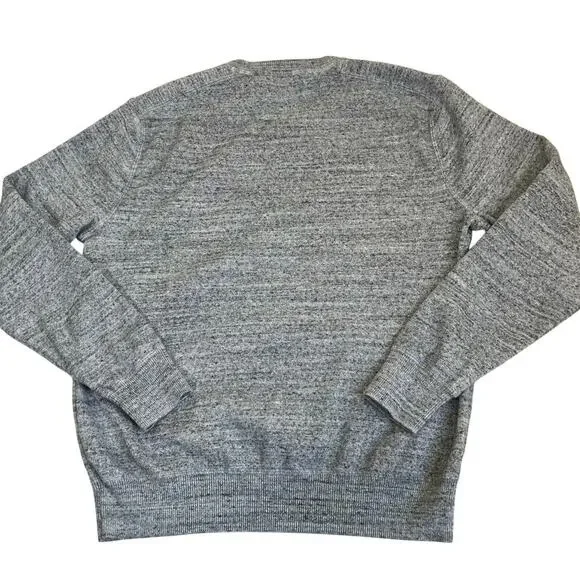 Polo Ralph Lauren Mens Sz S Heathered Grey Fine Knit Crewneck Sweater Classic - Picture 13 of 16